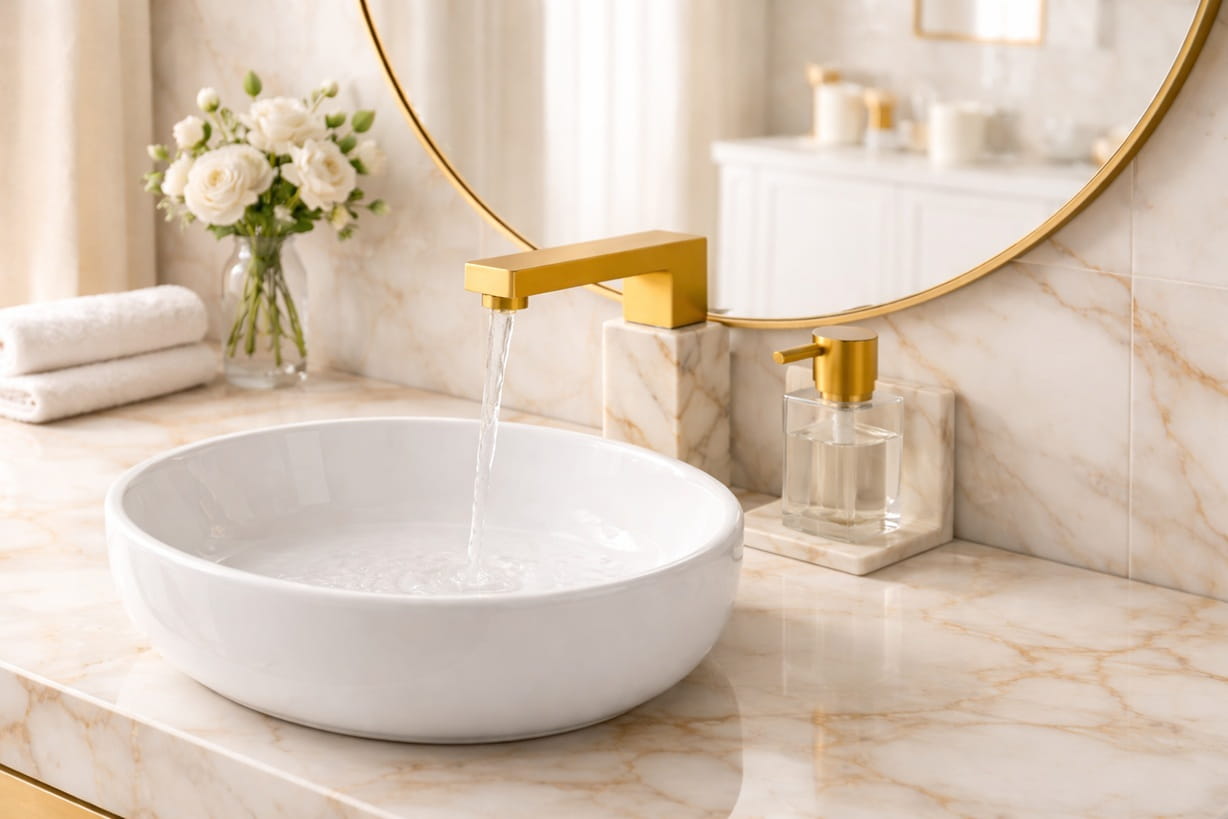 Engineering research plumbing technical analysis sensor faucet infrastructure testing laboratory environment