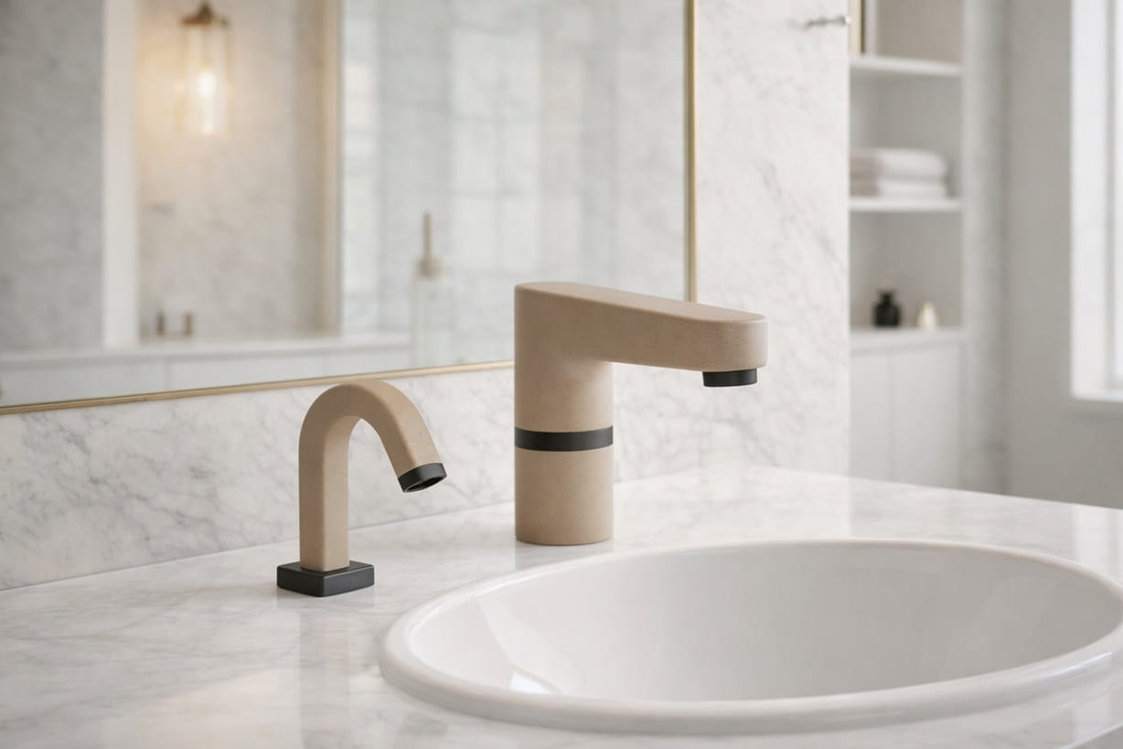 Delta commercial touchless faucet electronic solenoid valve engineering commercial infrastructure plumbing