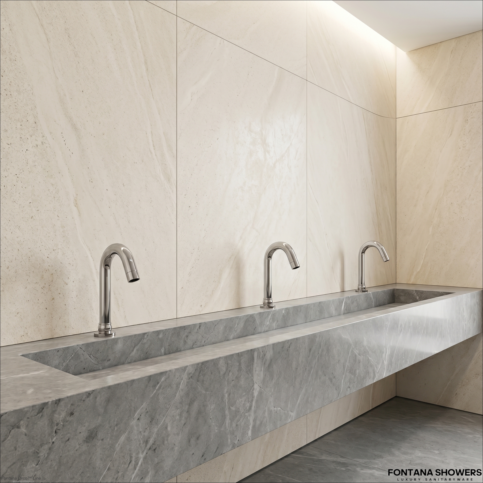 Antique brass automatic faucet for architectural healthcare restroom planning and specification