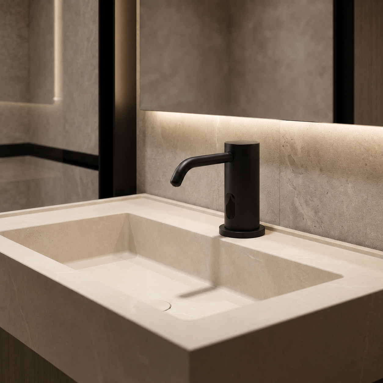 Fontana FS1389N touchless soap dispenser for clinical and institutional restroom use